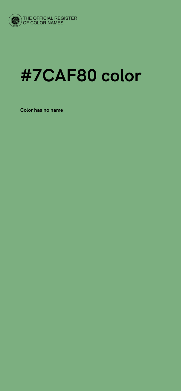 #7CAF80 color image