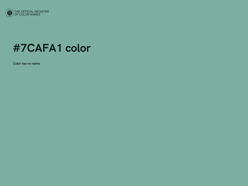 #7CAFA1 color image