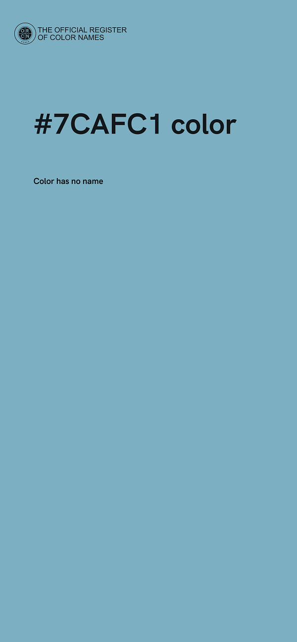 #7CAFC1 color image