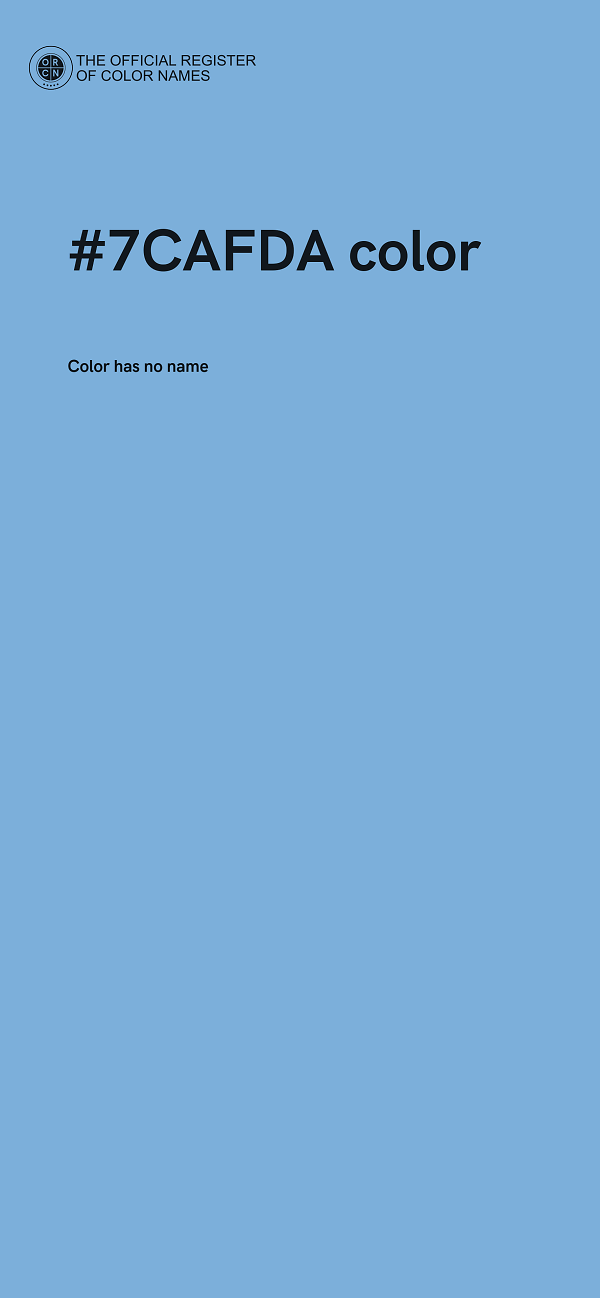 #7CAFDA color image