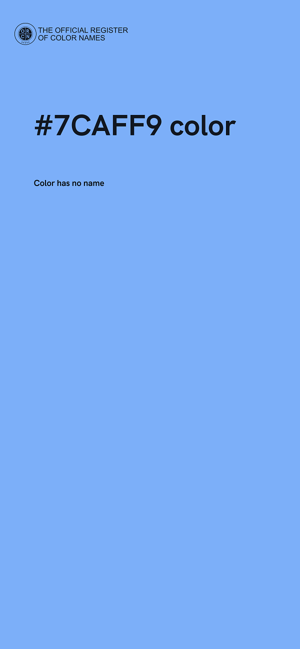 #7CAFF9 color image