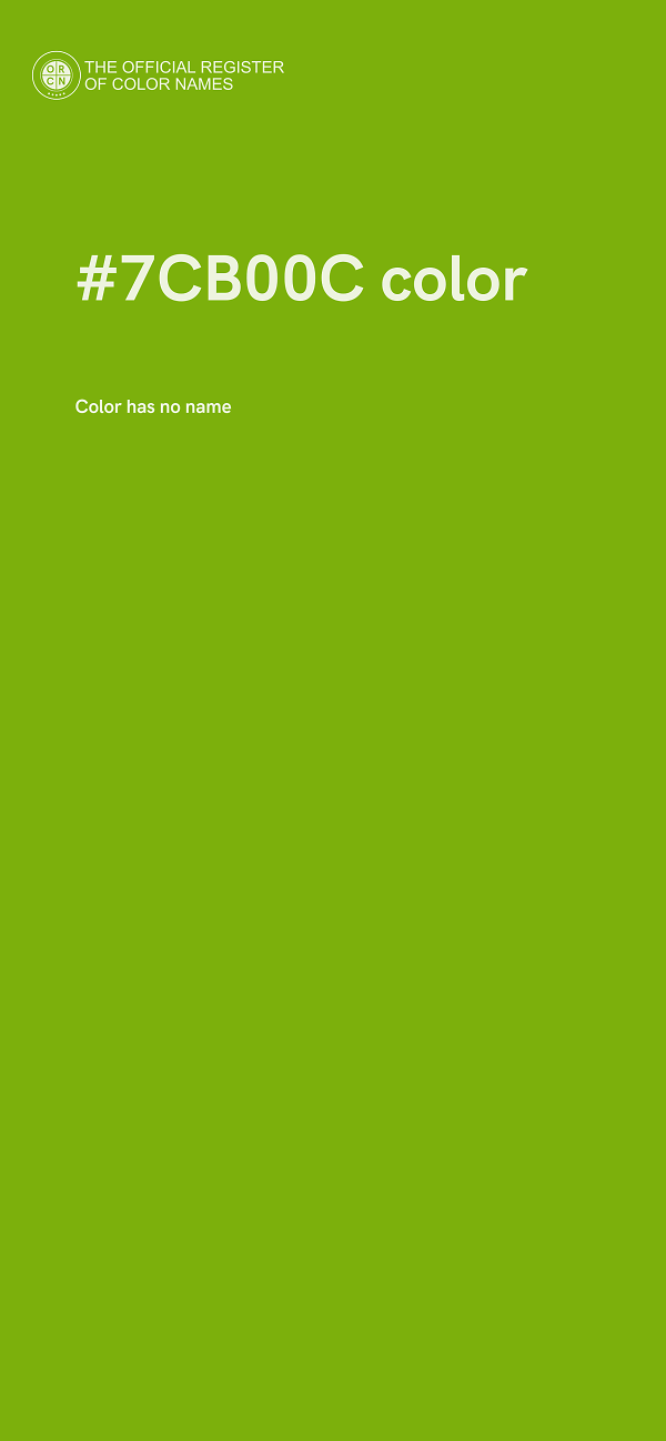 #7CB00C color image