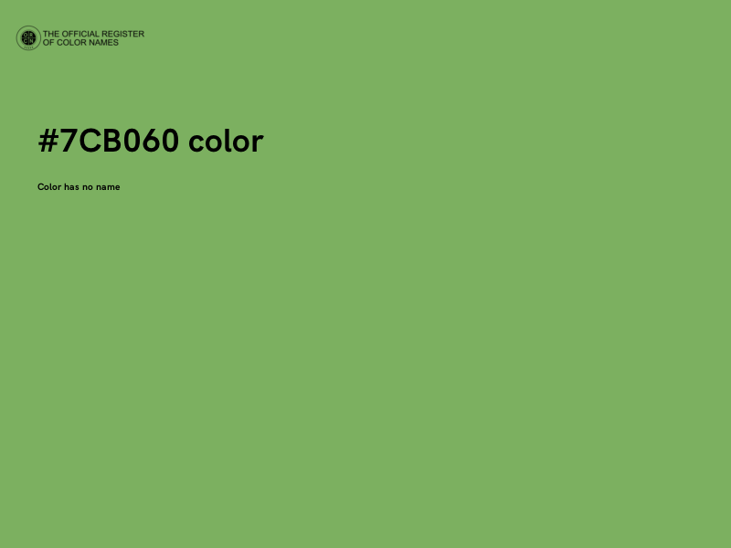 #7CB060 color image