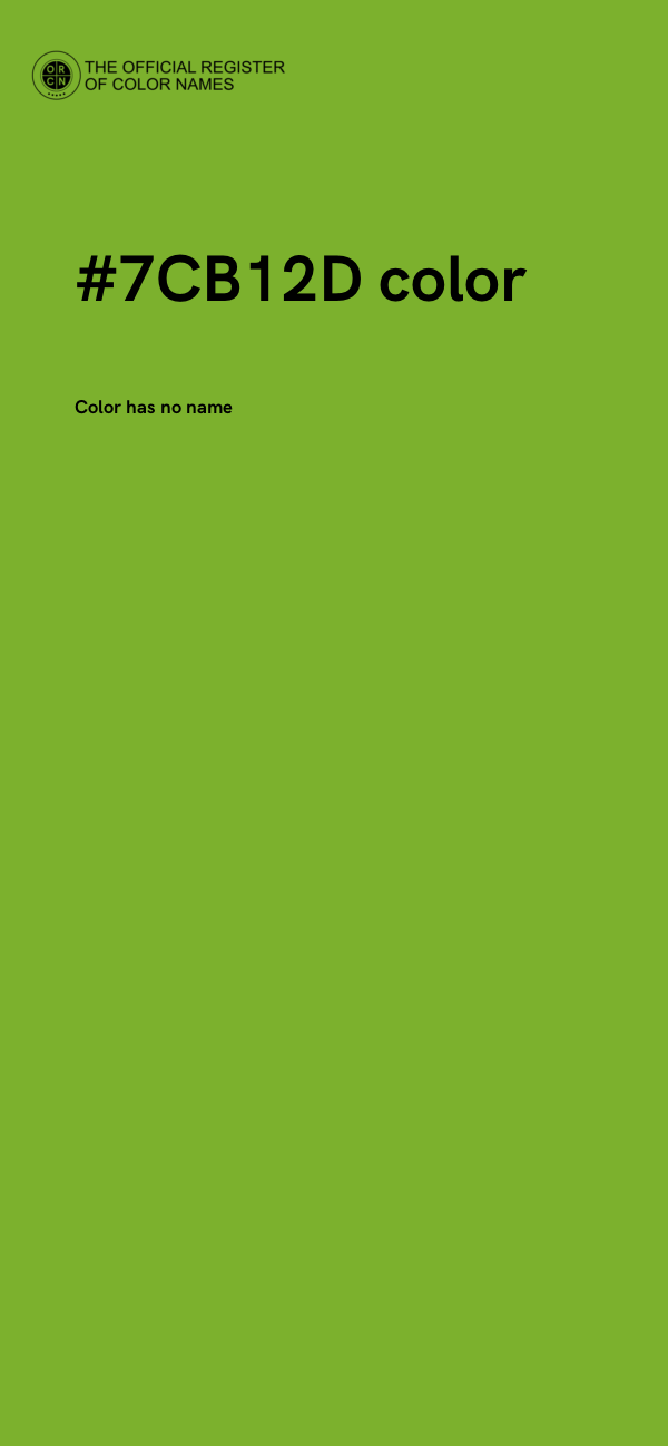 #7CB12D color image