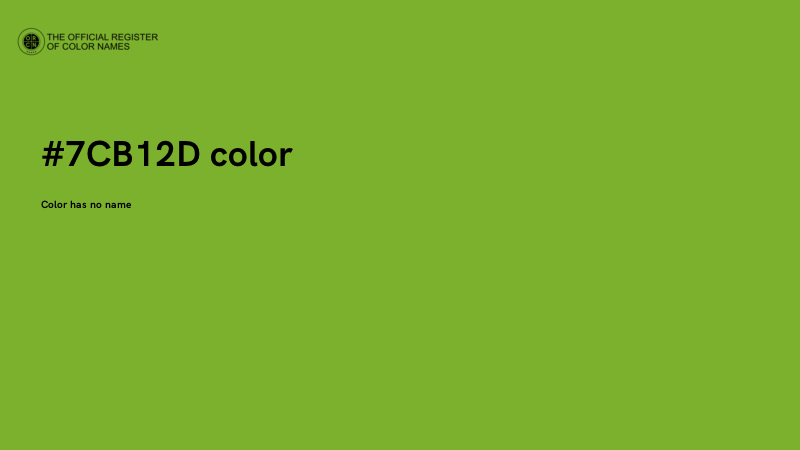 #7CB12D color image