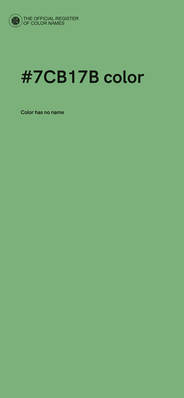 #7CB17B color image