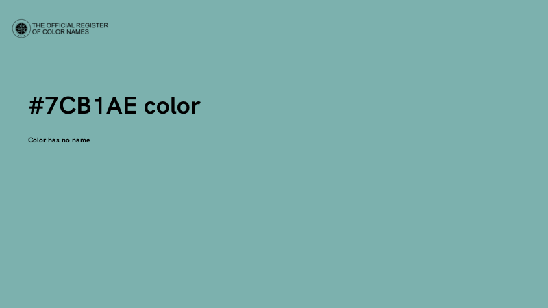 #7CB1AE color image