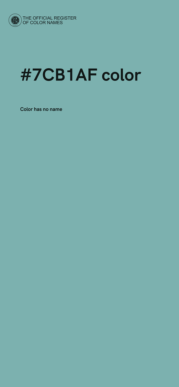 #7CB1AF color image