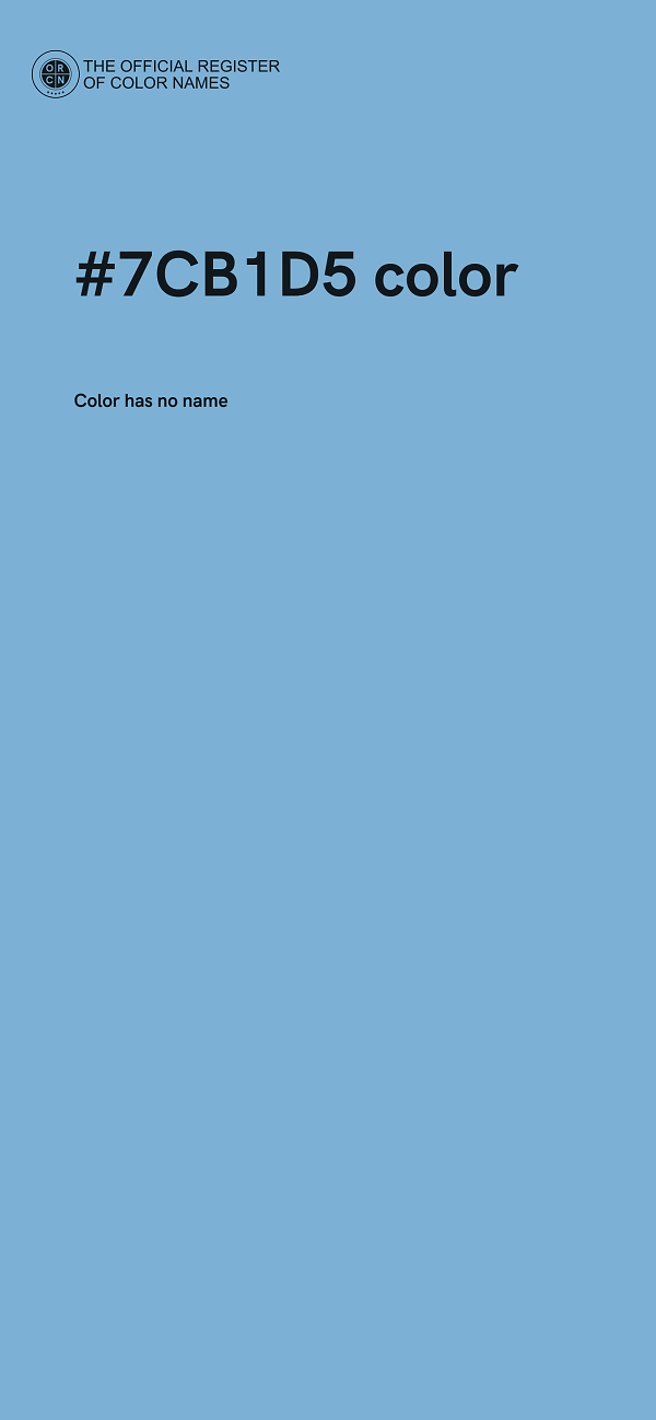 #7CB1D5 color image