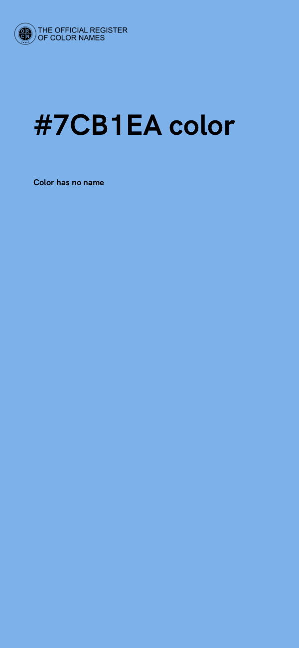 #7CB1EA color image