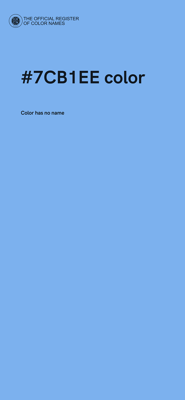 #7CB1EE color image