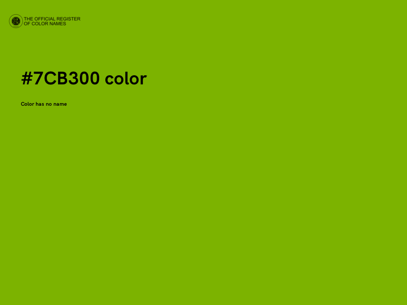 #7CB300 color image