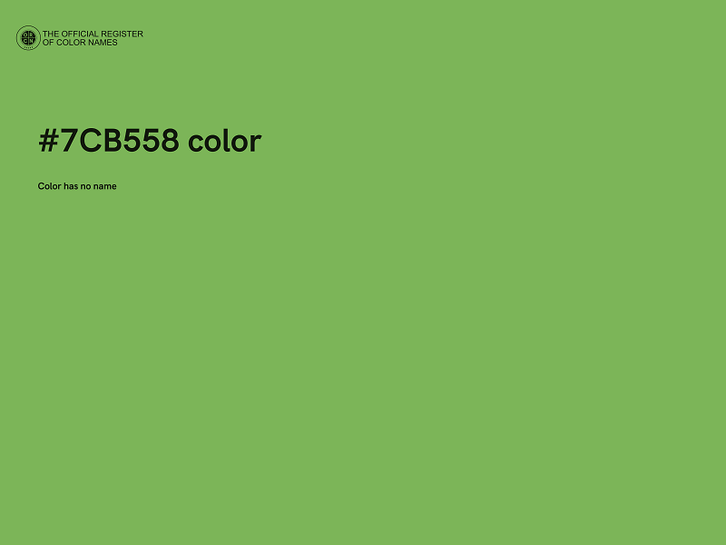 #7CB558 color image