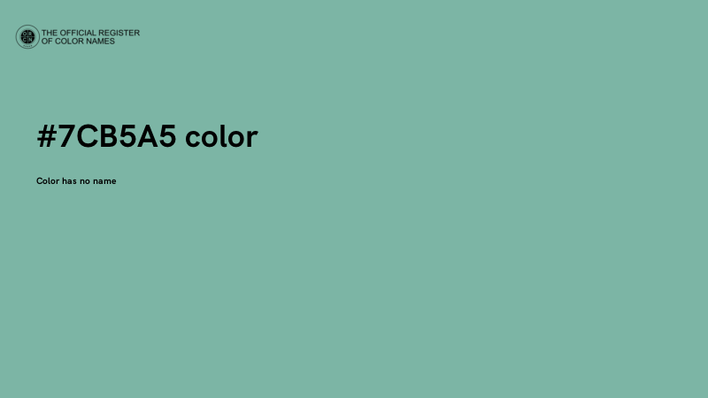 #7CB5A5 color image