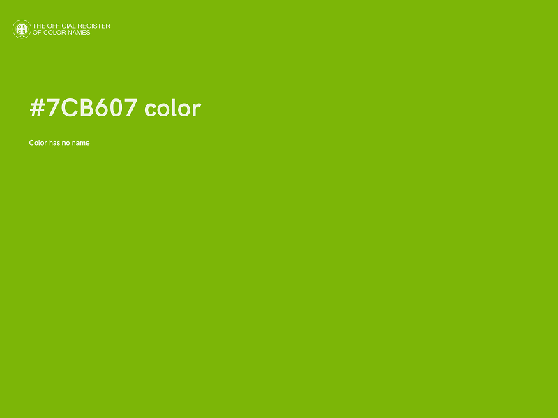 #7CB607 color image