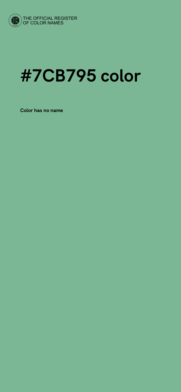#7CB795 color image