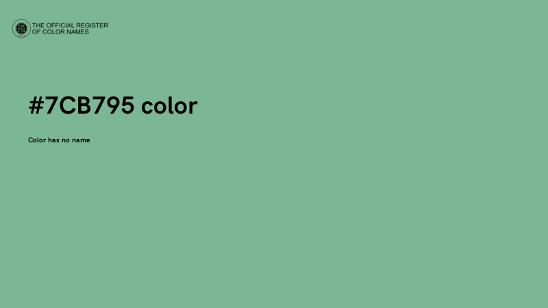 #7CB795 color image