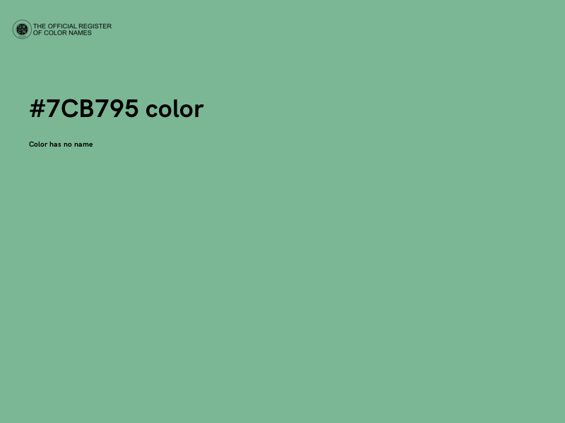 #7CB795 color image