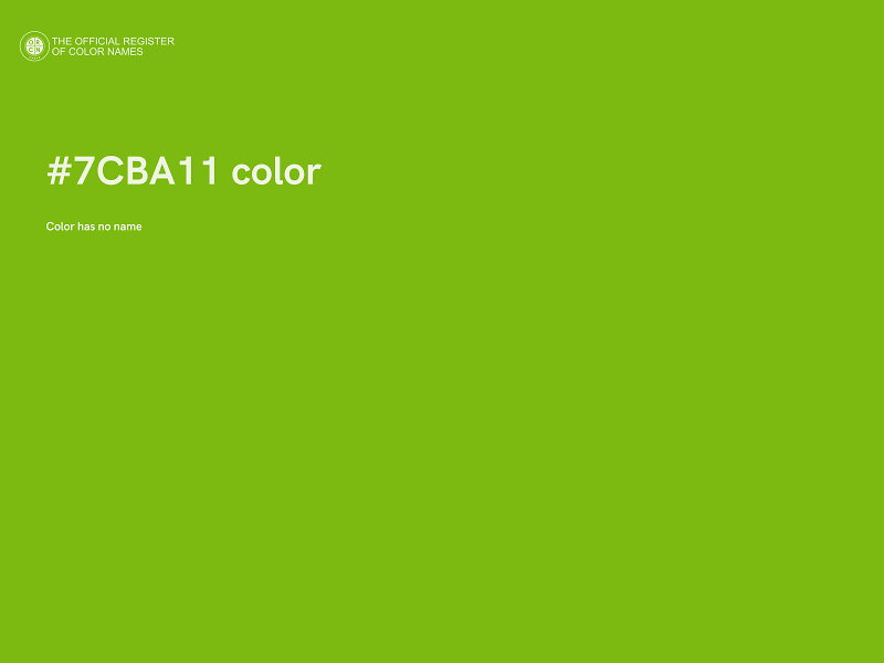 #7CBA11 color image