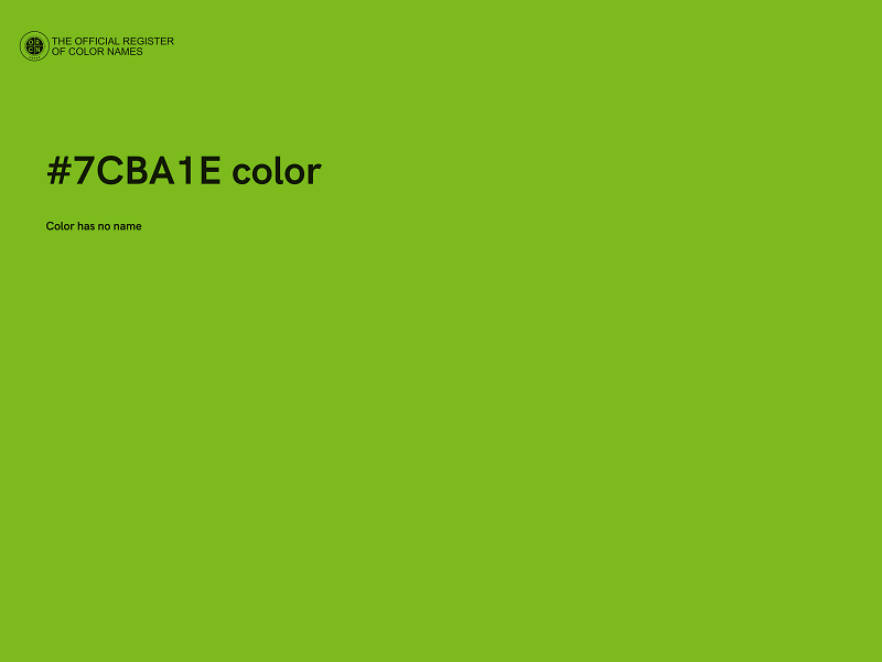 #7CBA1E color image