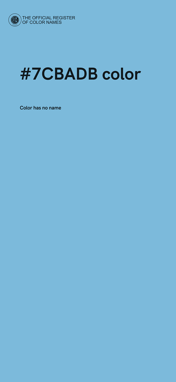 #7CBADB color image