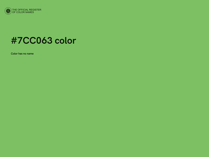 #7CC063 color image