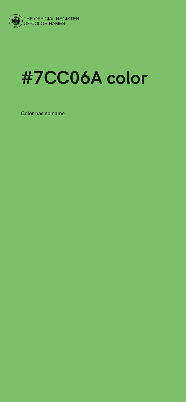 #7CC06A color image