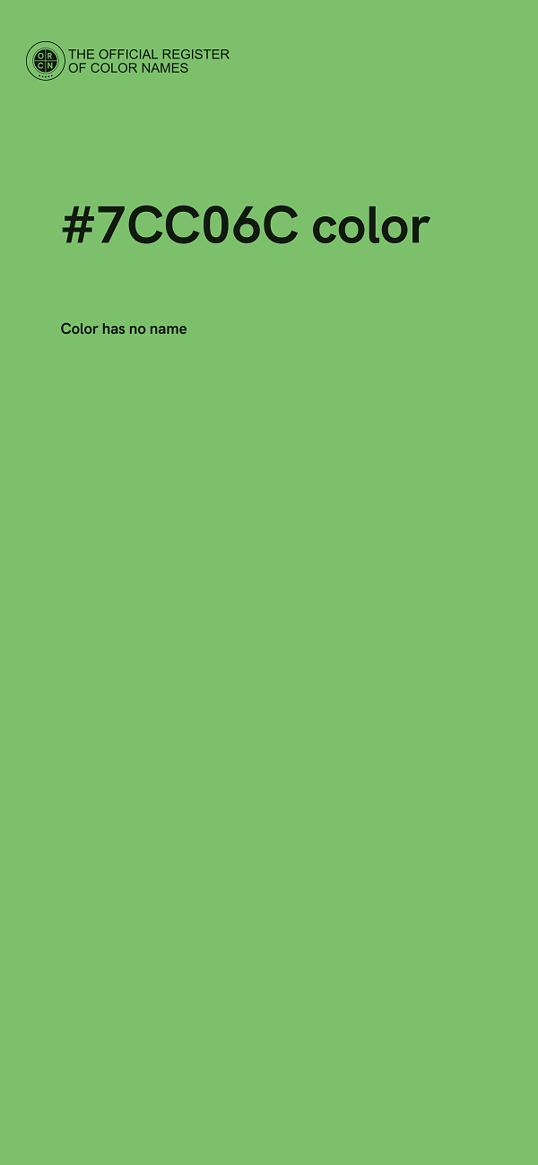 #7CC06C color image