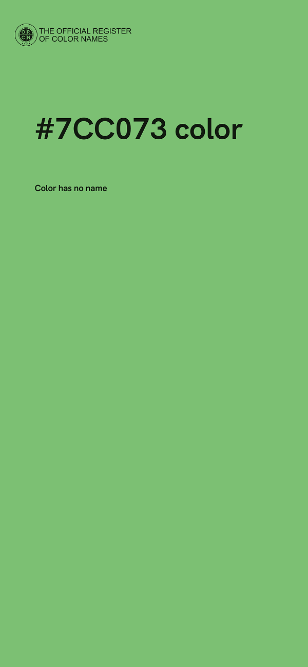 #7CC073 color image