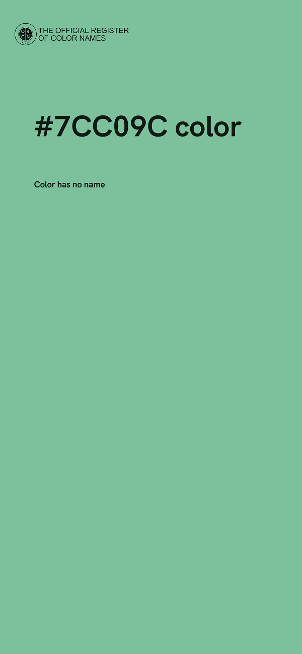 #7CC09C color image