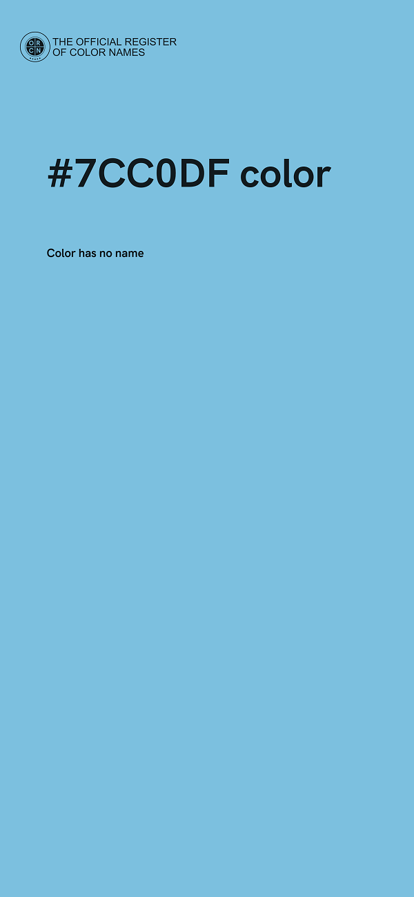 #7CC0DF color image