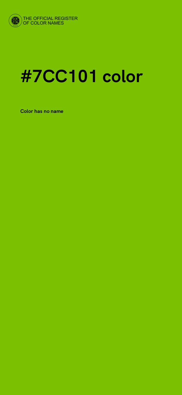 #7CC101 color image