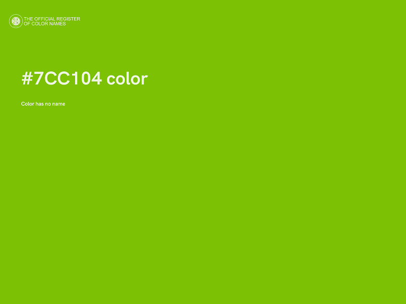 #7CC104 color image