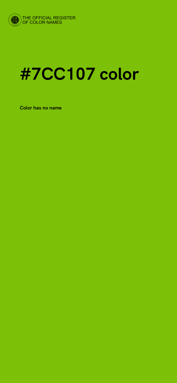 #7CC107 color image