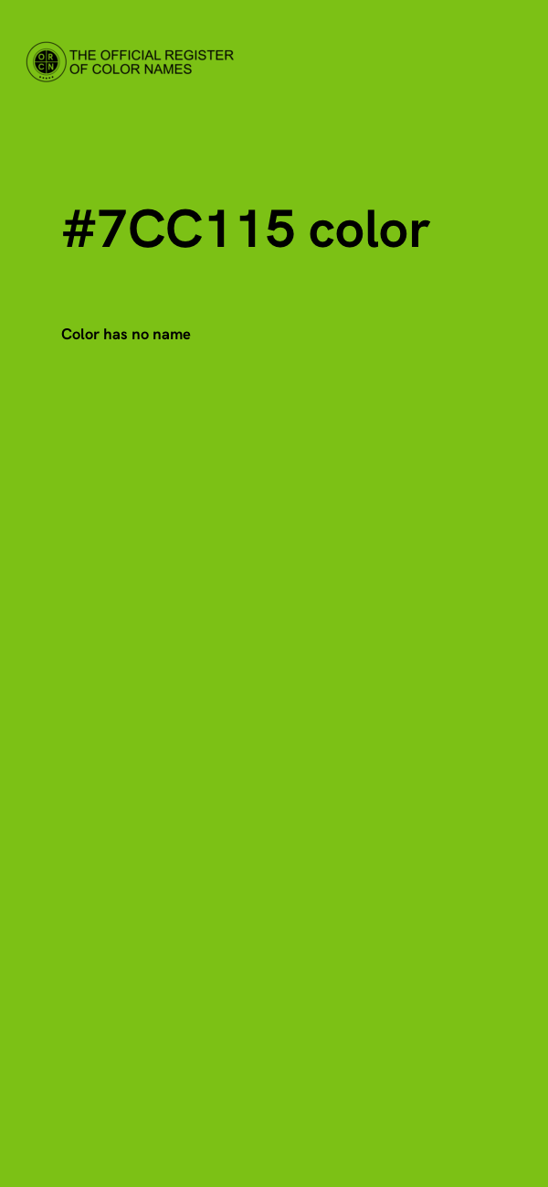 #7CC115 color image