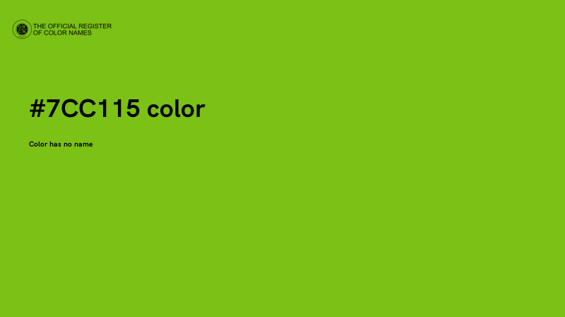 #7CC115 color image