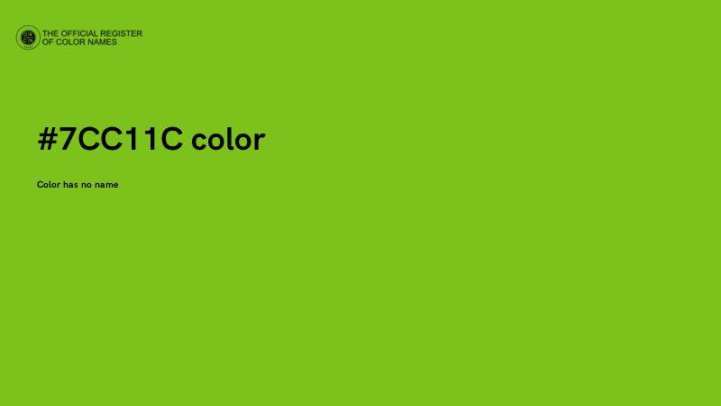 #7CC11C color image