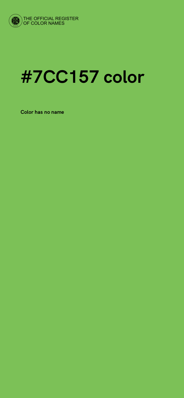 #7CC157 color image