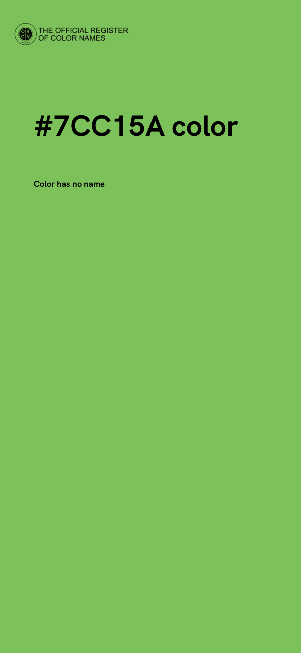 #7CC15A color image
