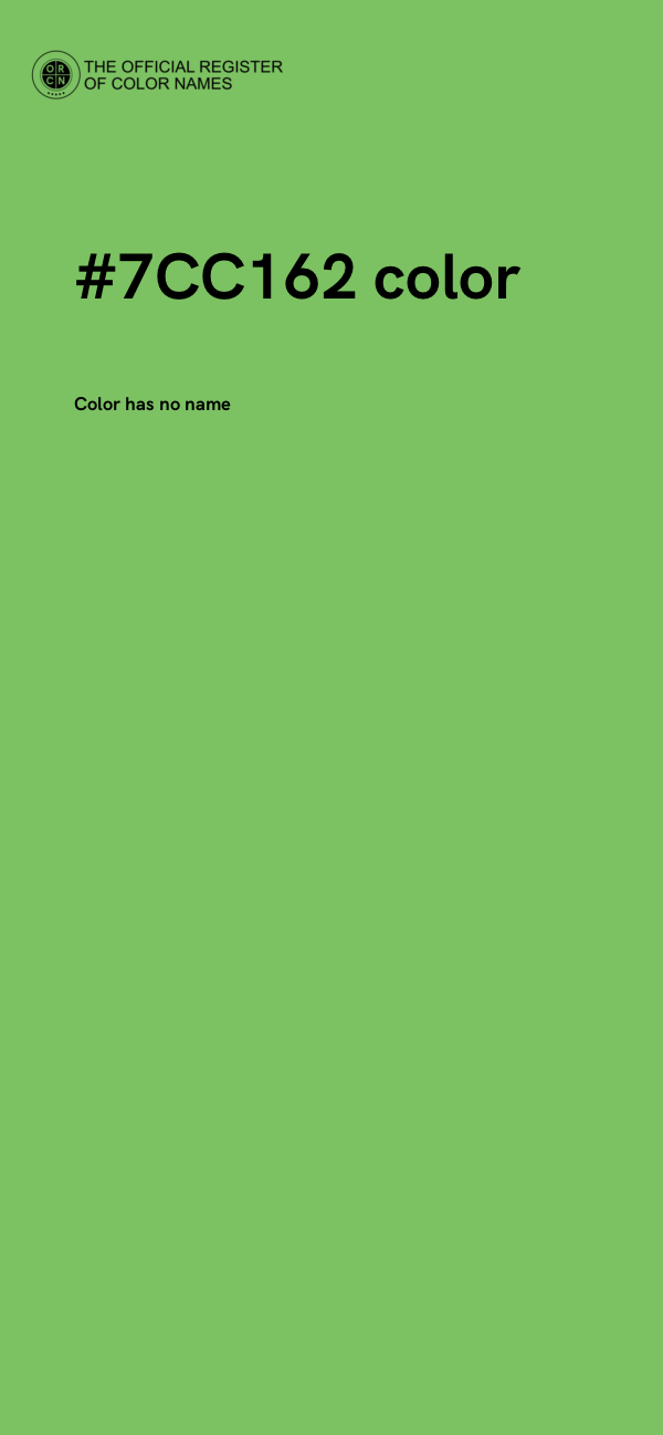#7CC162 color image