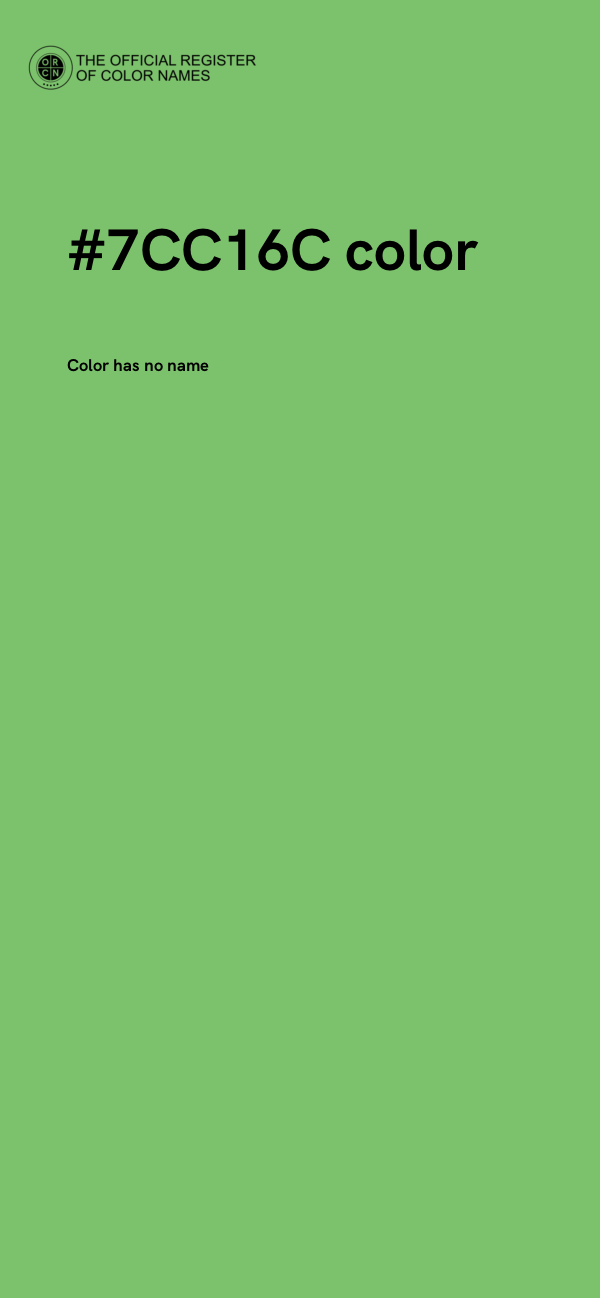 #7CC16C color image