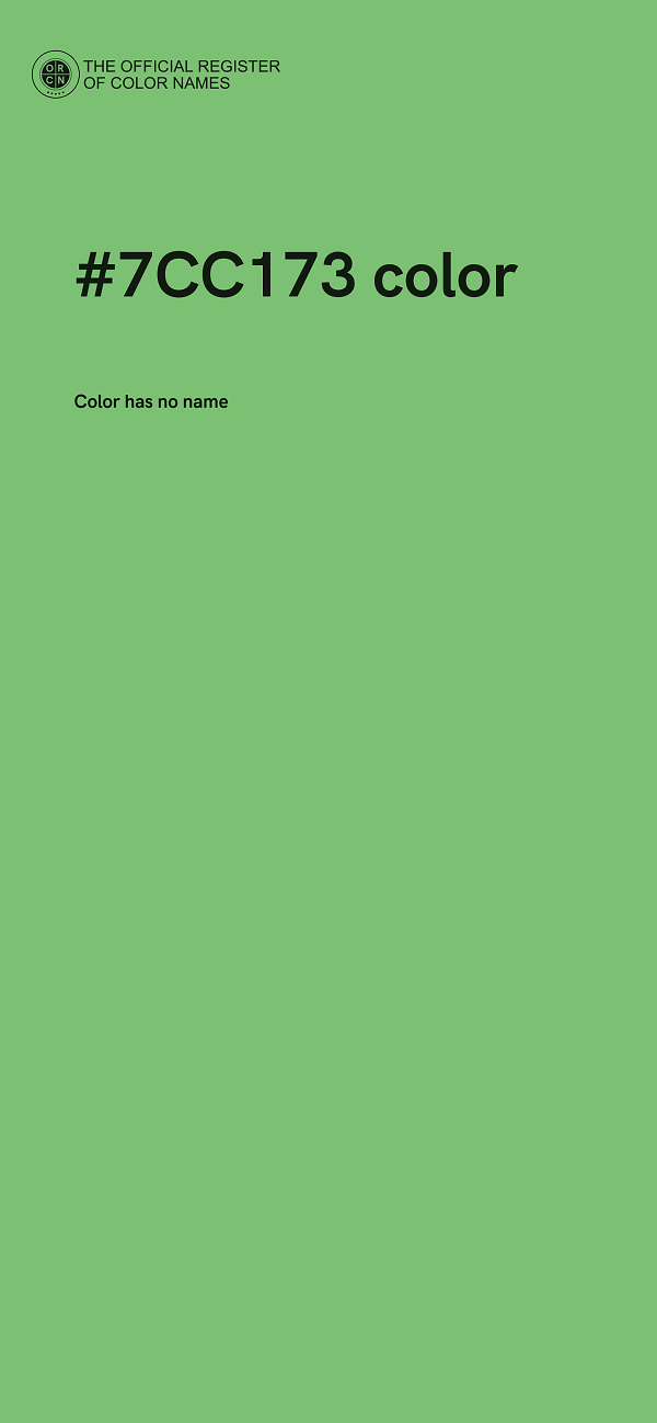 #7CC173 color image