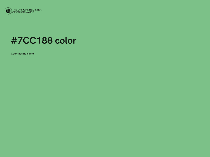 #7CC188 color image