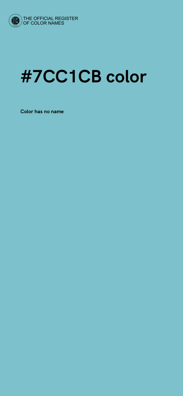 #7CC1CB color image