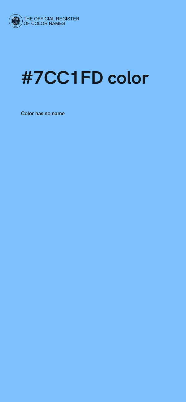 #7CC1FD color image