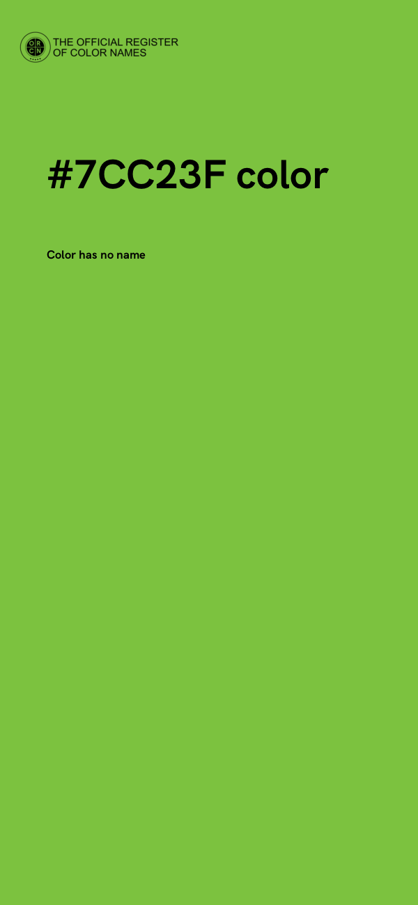 #7CC23F color image