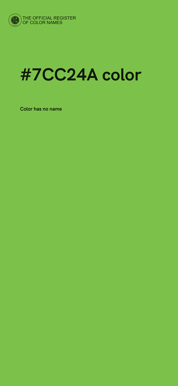 #7CC24A color image
