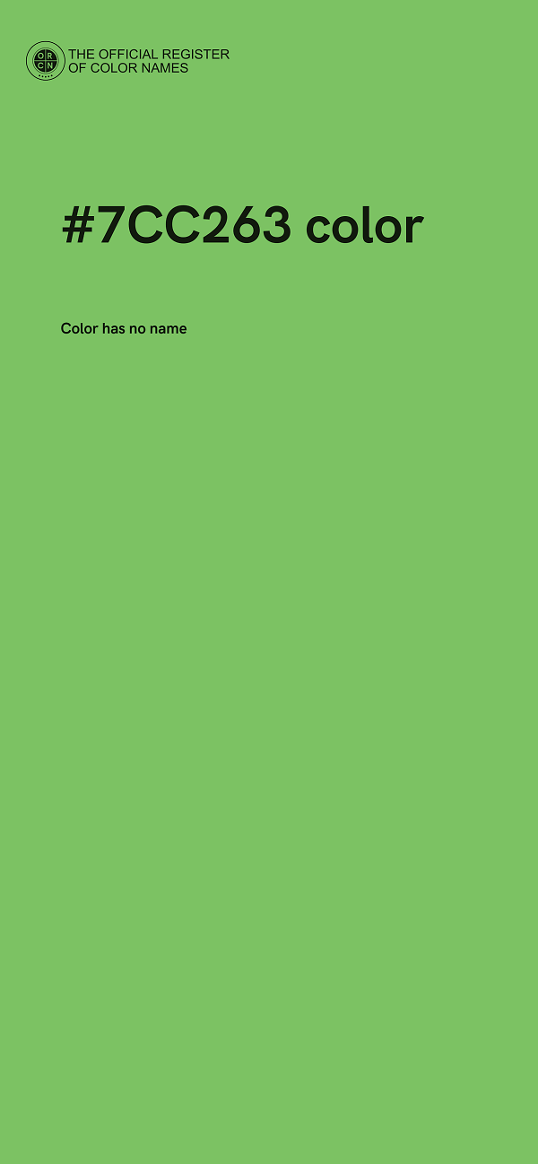 #7CC263 color image