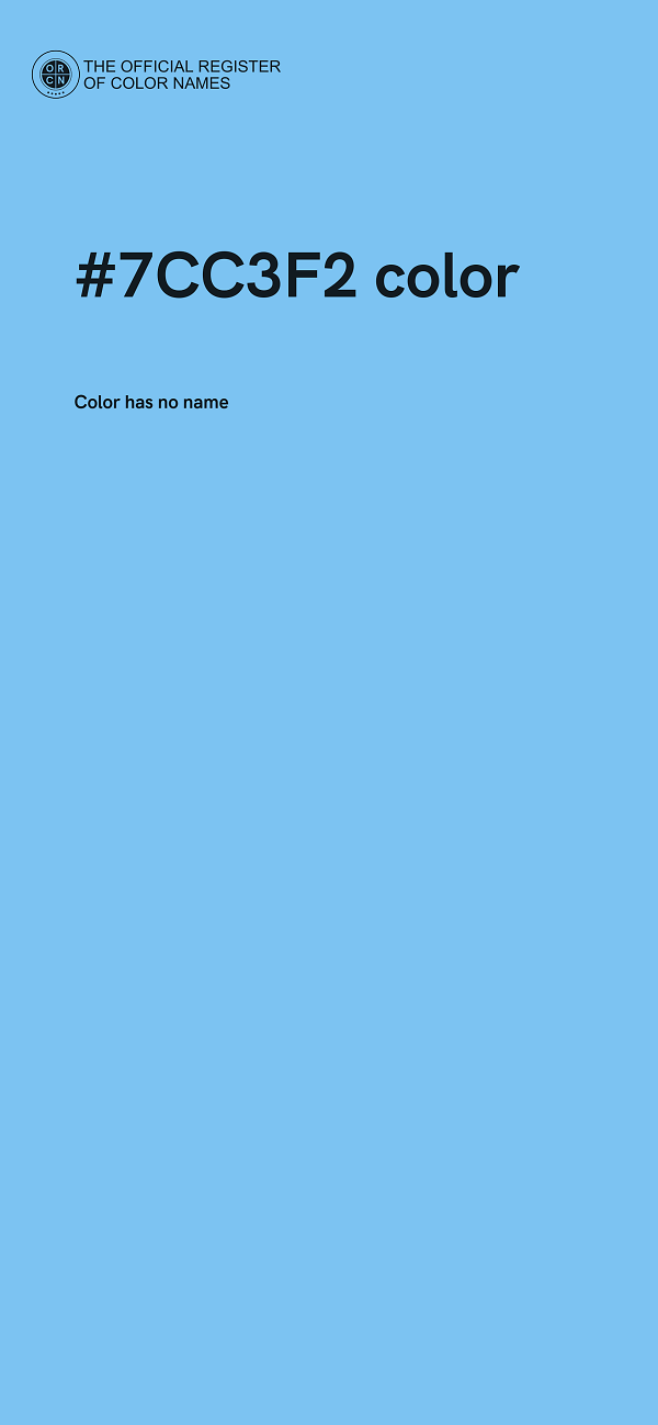 #7CC3F2 color image