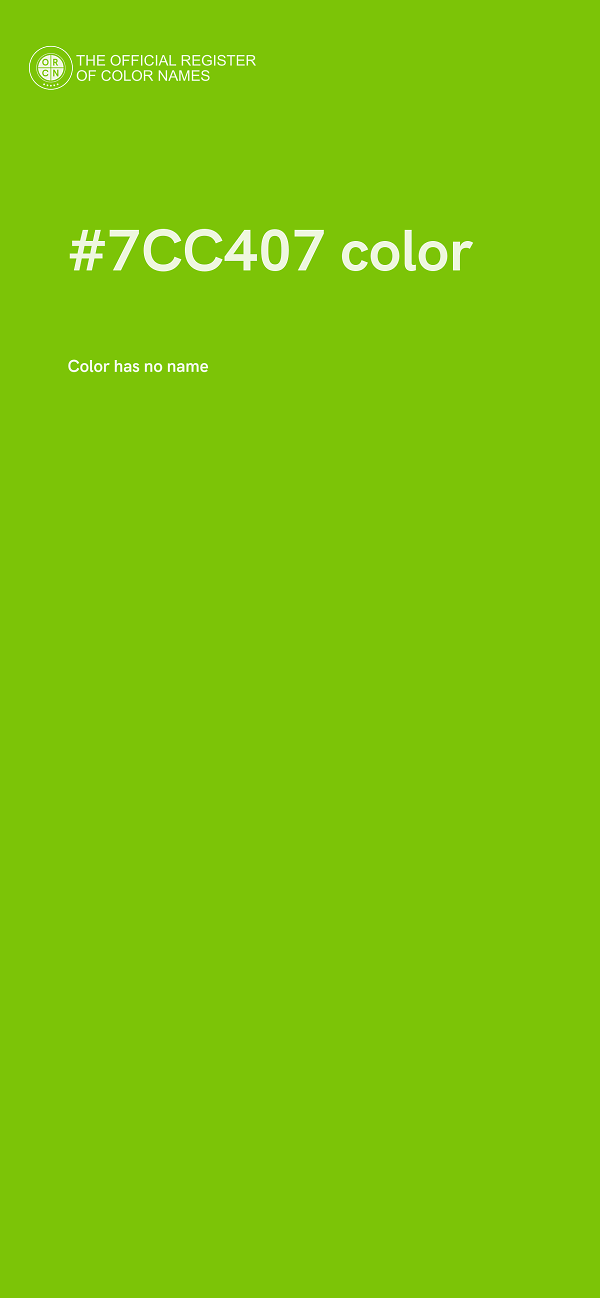 #7CC407 color image